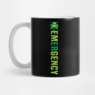 Emergency Department Emergency Room Nurse St Patrick's Day Mug